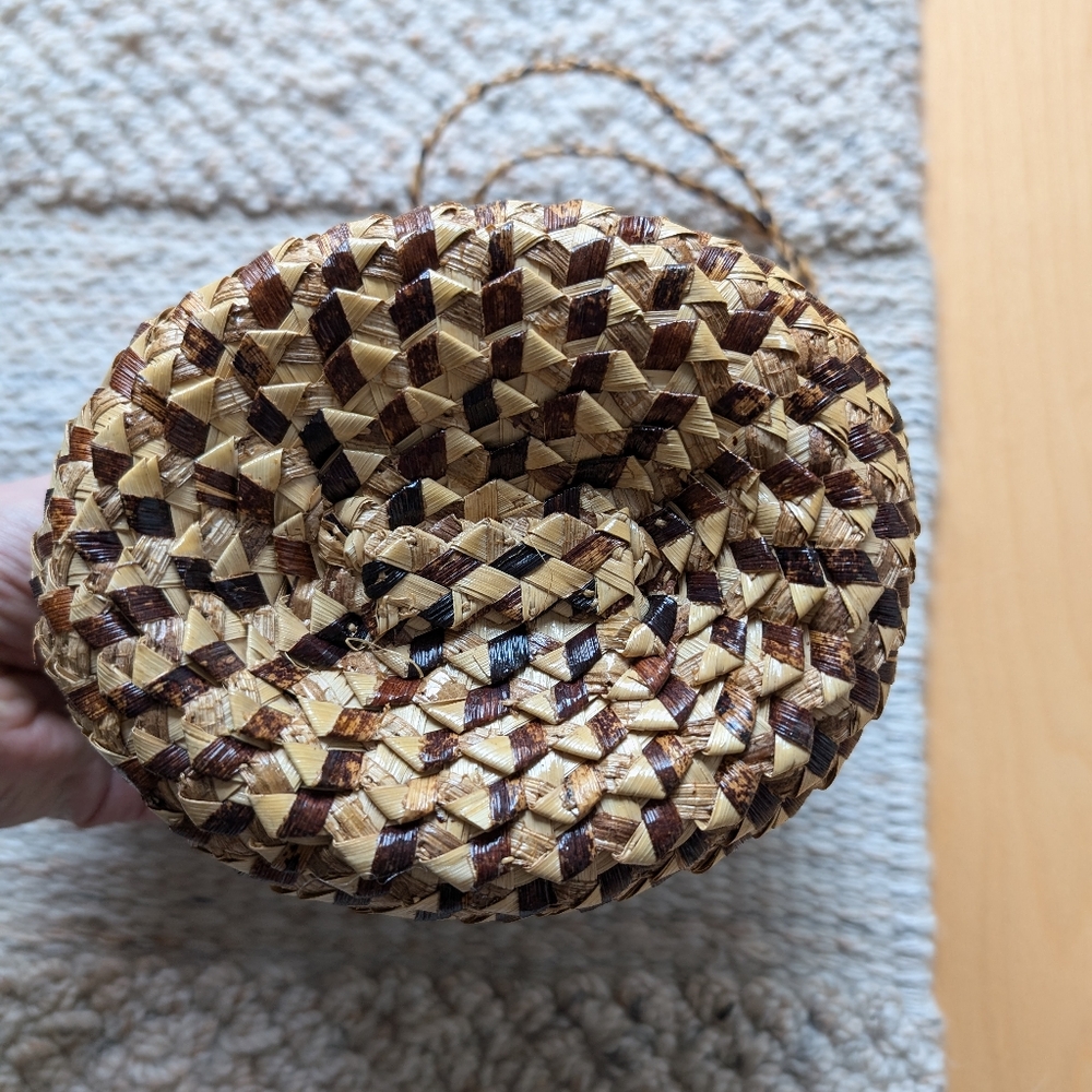 Vintage Wicker Boho Purse - Picture 3 of 4